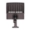 Beyond Led Technology LED Area Light, 100 Watt, 16000 Lumens, 5000K, 120V-277V, Yoke Mount, Bronze Housing BLT-S-G14B-100WBT3A4-BR10SP5-y-Br - alternate 3